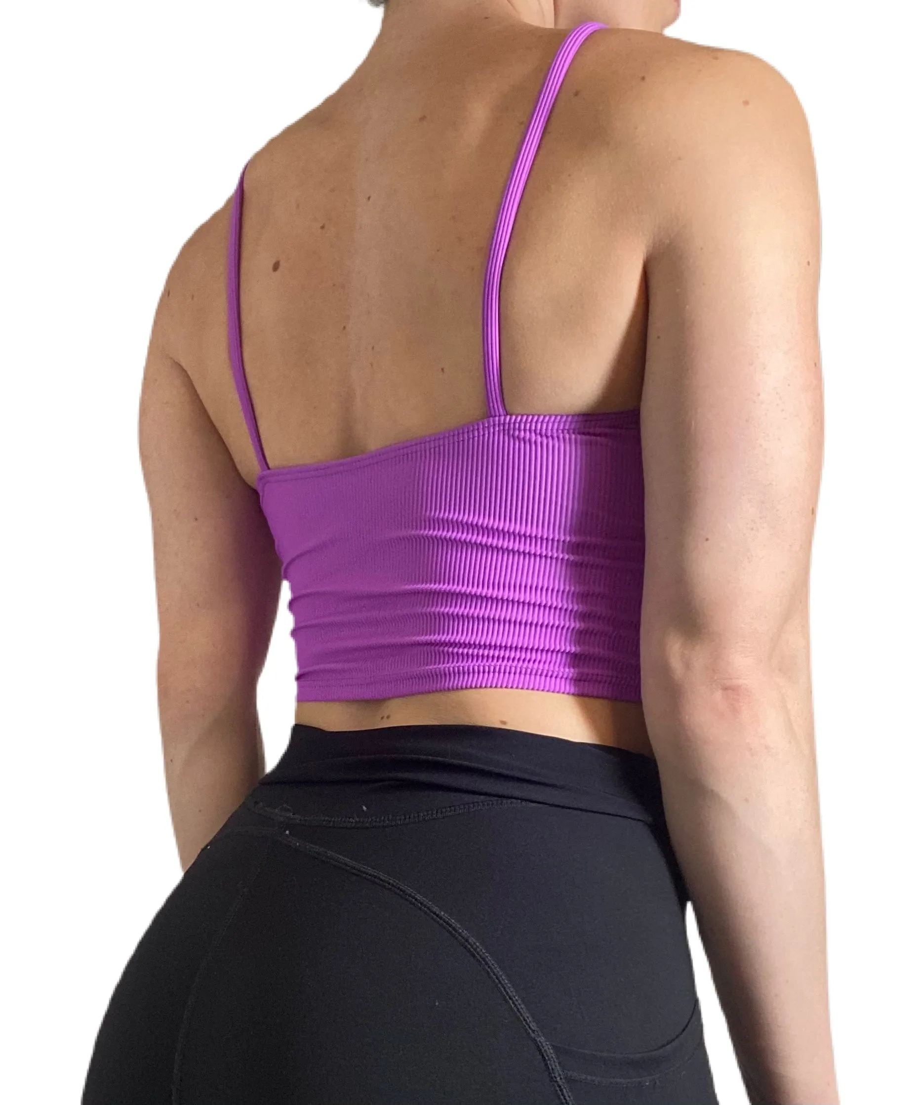 Onzie Flow Belle Cami Crop Top 3778 Ribbed