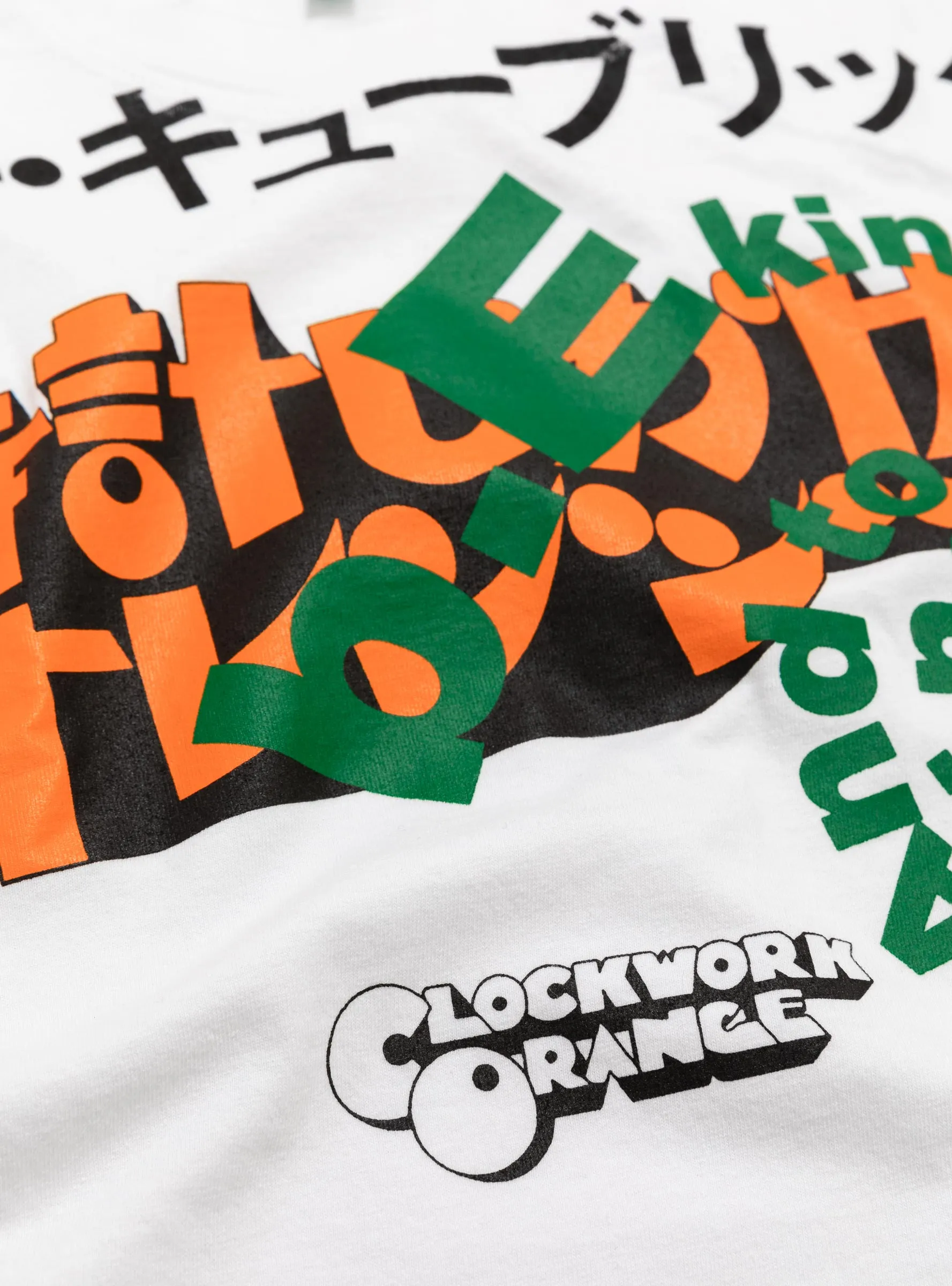 Orange T-shirt White