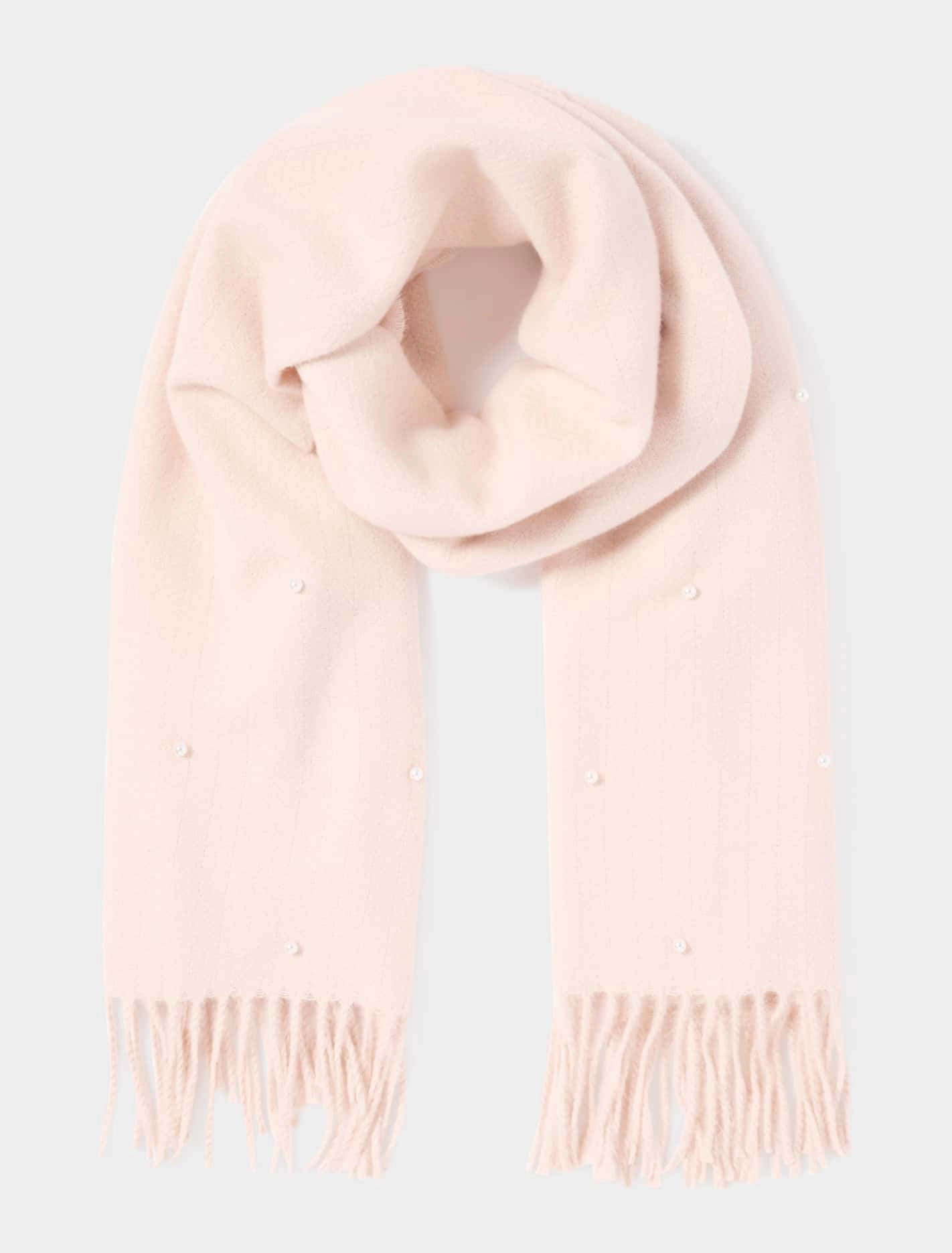 Penny Pearl Detail Scarf