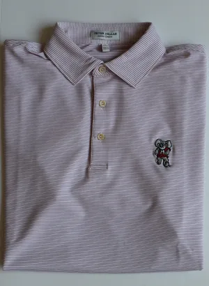 Peter Millar Crimson & White Halford Polo (Big AL)