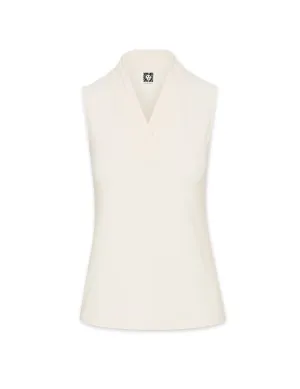 Petite V-Neck Triple Pleat Top- Sale