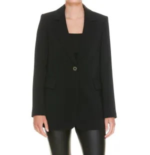 Pinko V-Neck Single-Breasted Blazer