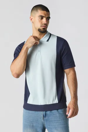 Polo à blocs de couleurs