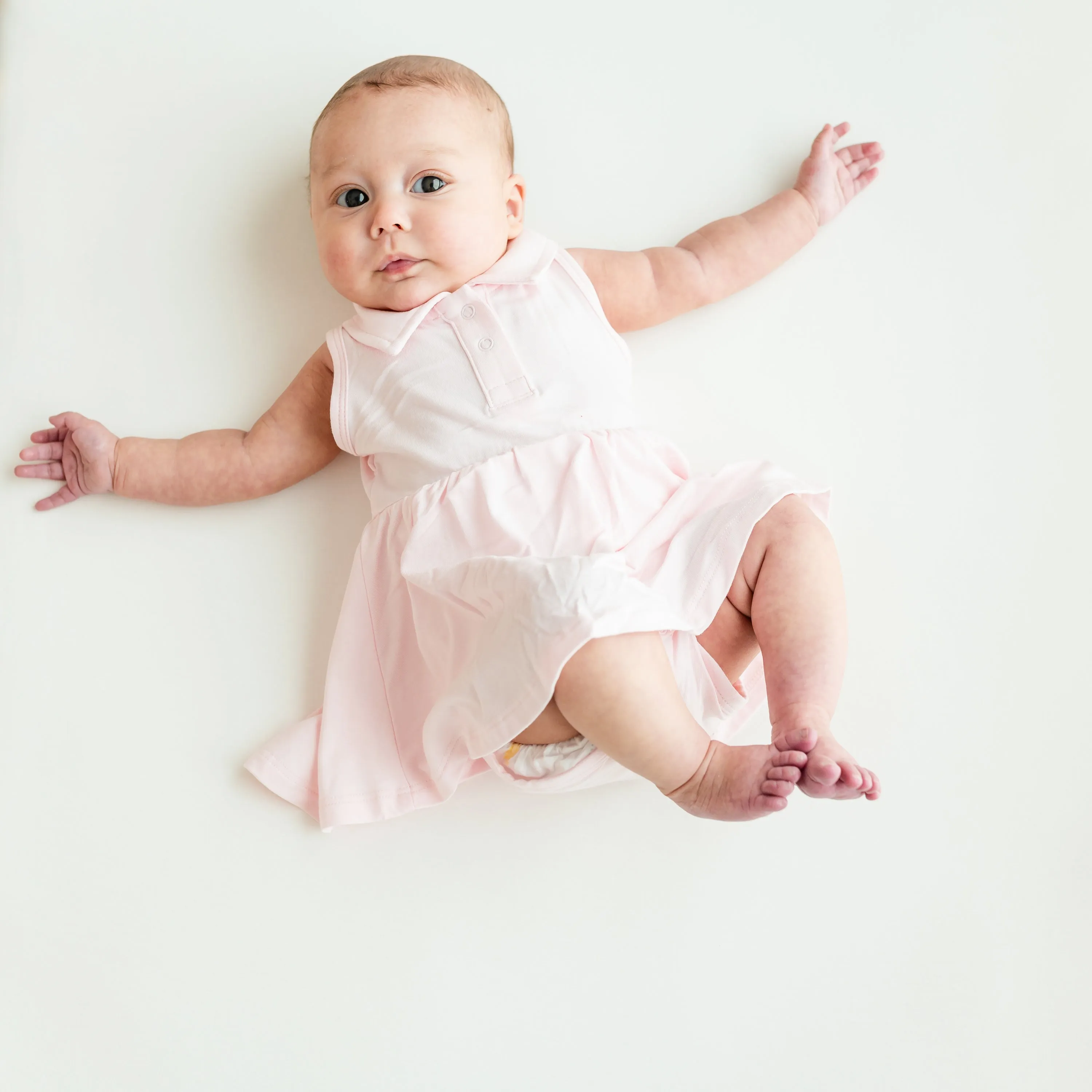 Polo Bodysuit Dress in Sakura