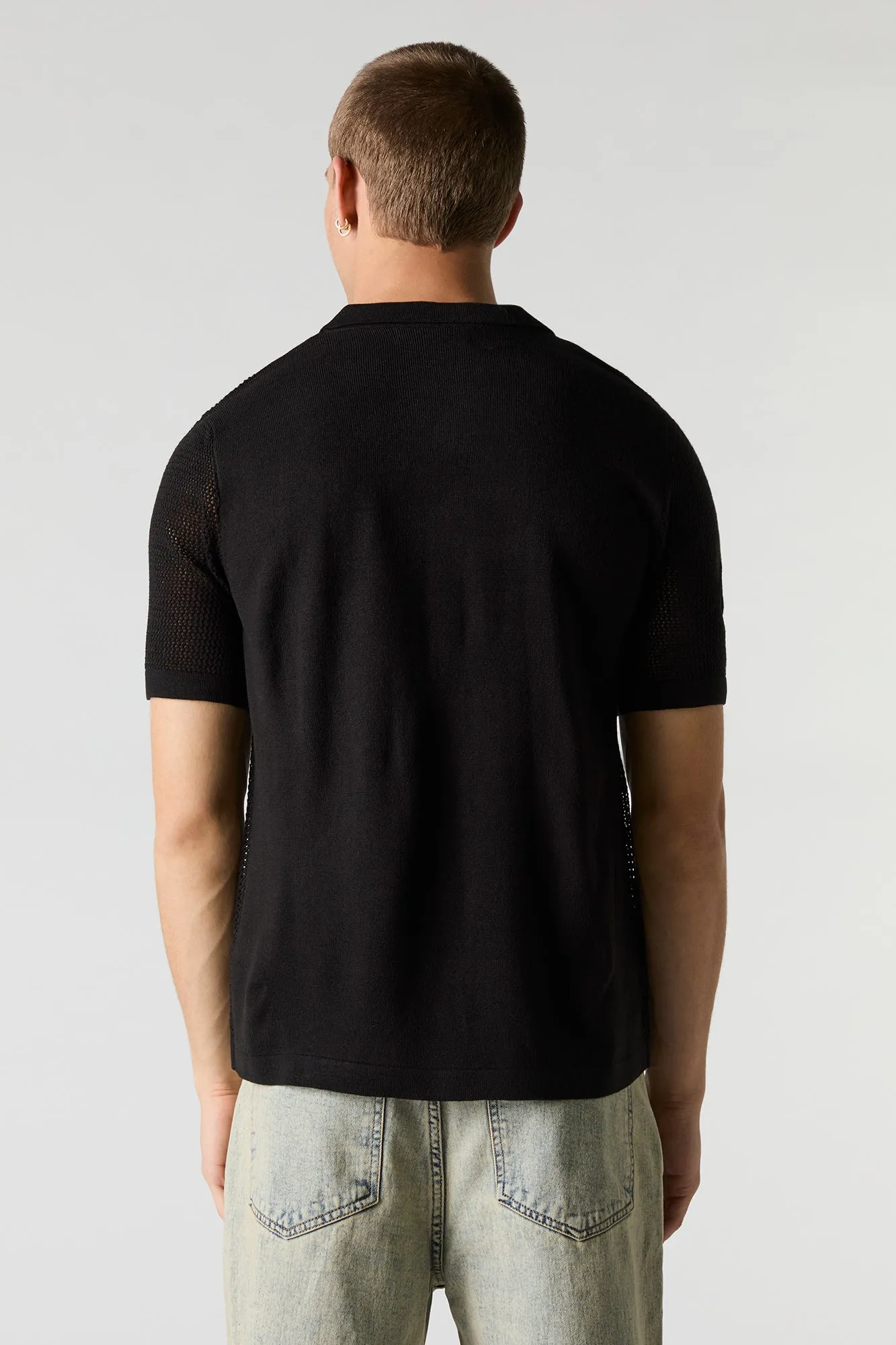 Polo crocheté