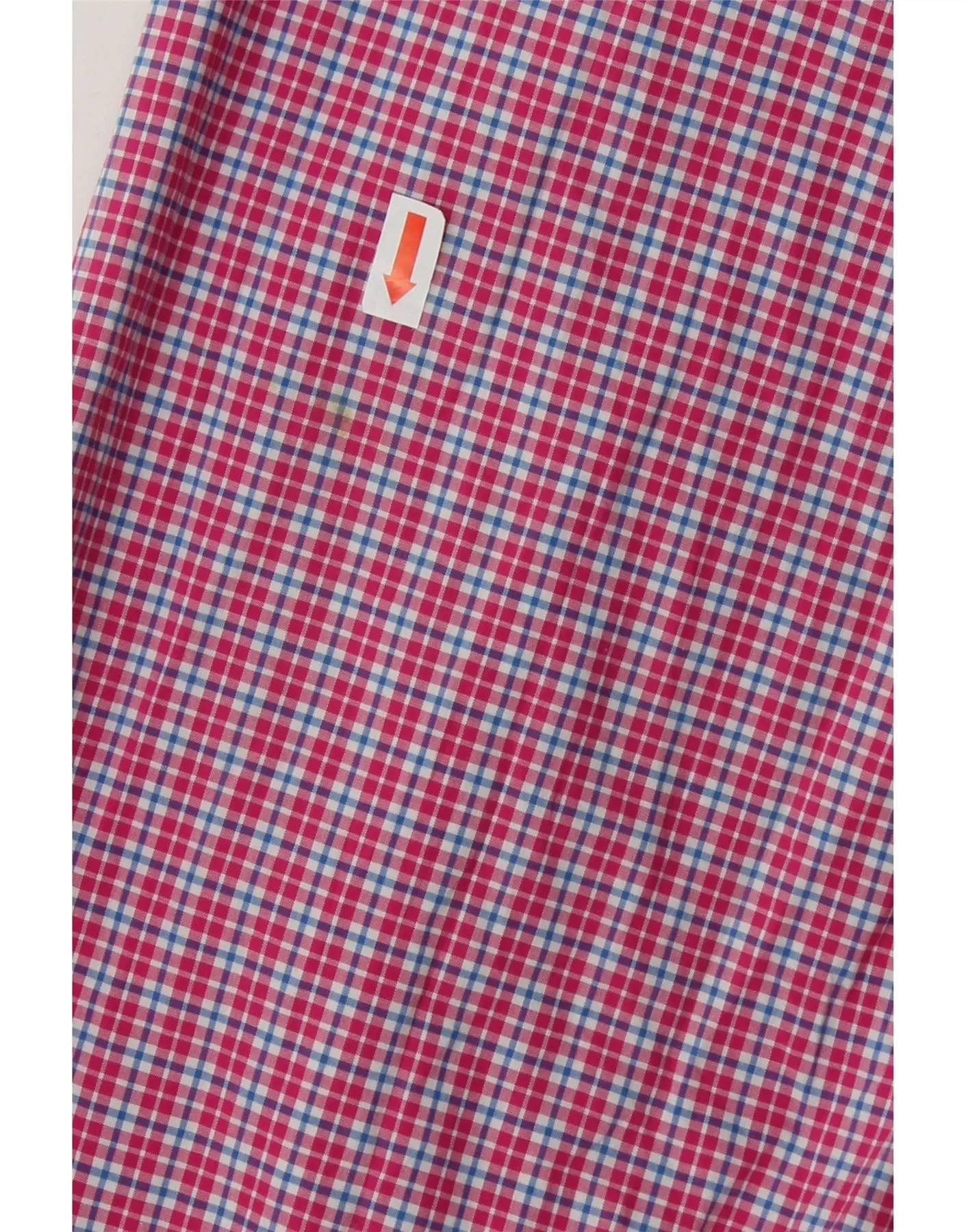 POLO RALPH LAUREN Mens Shirt XL Pink Check Cotton