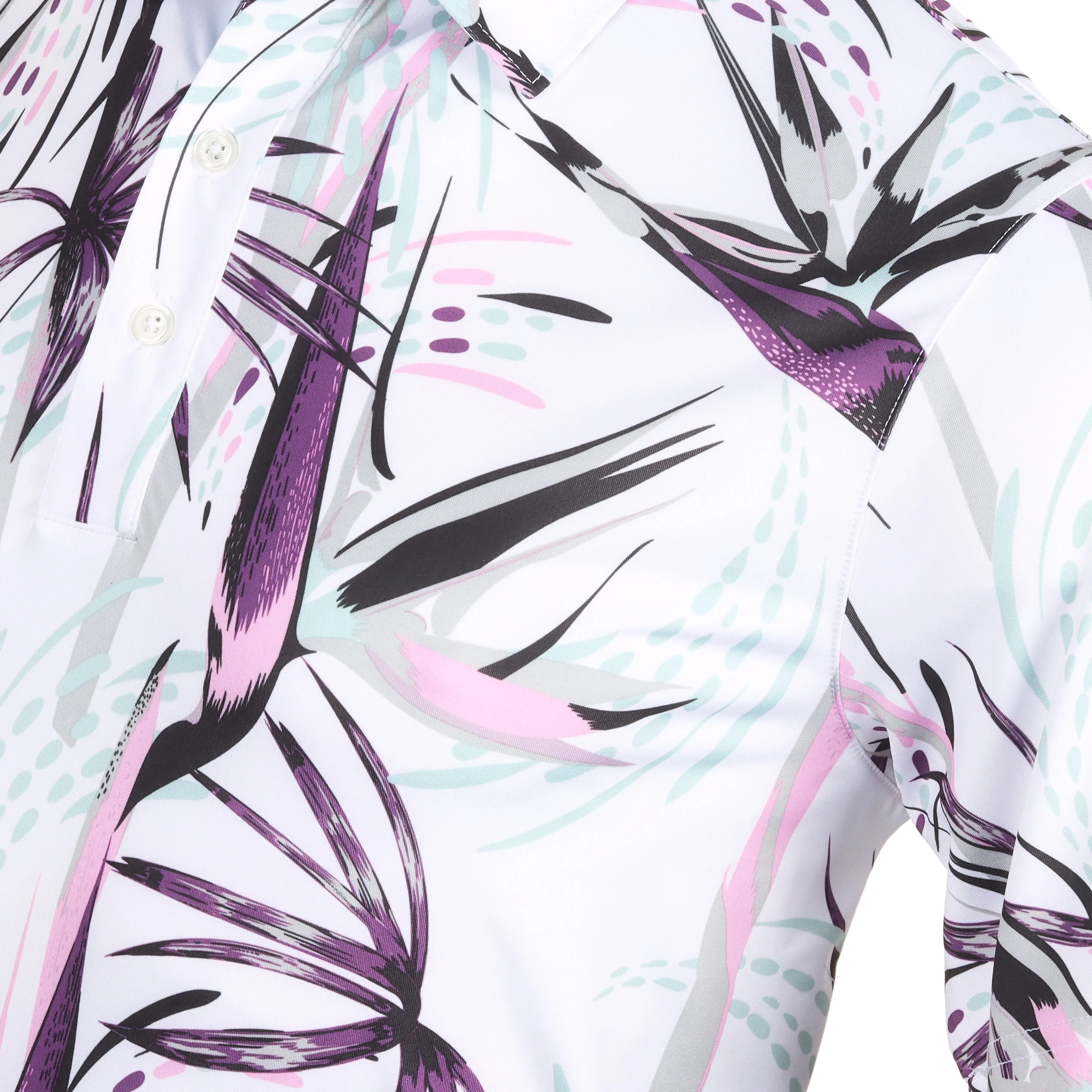 Puma Golf Birds Of Paradise Polo Shirt
