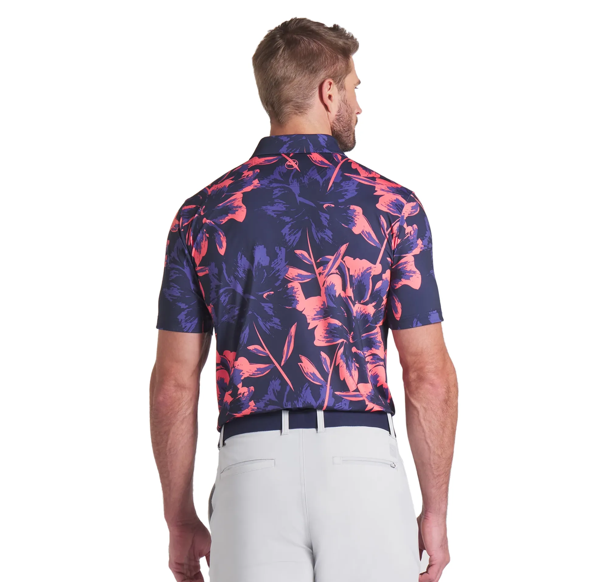 Puma Golf Broken Flower Polo Shirt