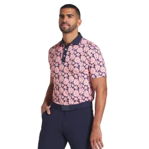 Puma Golf Flower Fields Pique Polo Shirt