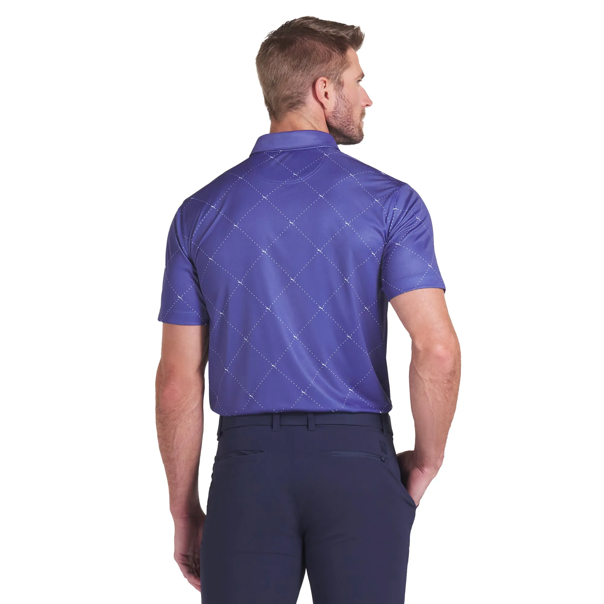 Puma Golf Pure 2.0 Argyle Polo Shirt