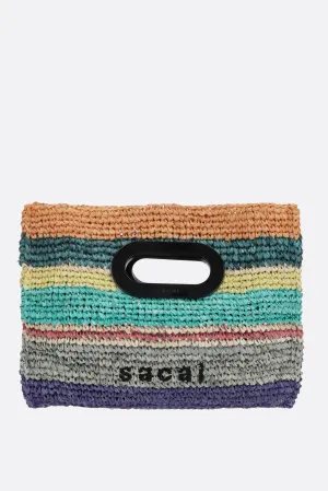 raffia small shopping bag