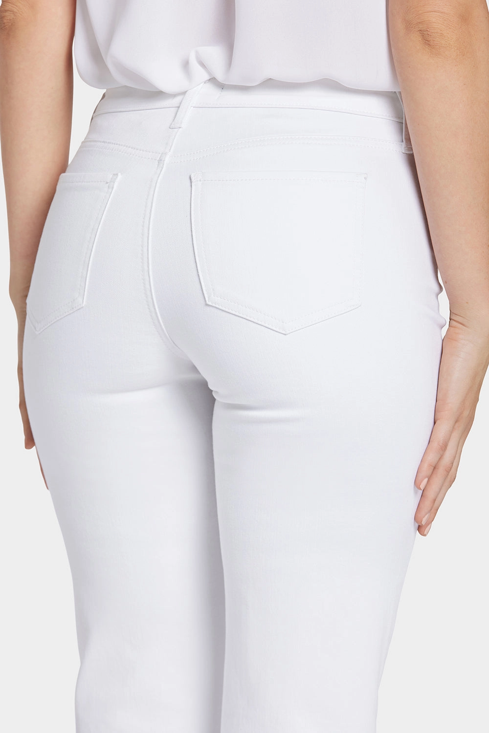 Relaxed Piper Crop Jeans  - Optic White