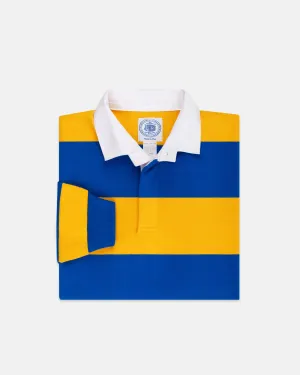 ROYAL/GOLD CLASSIC STRIPE RUGBY SHIRT