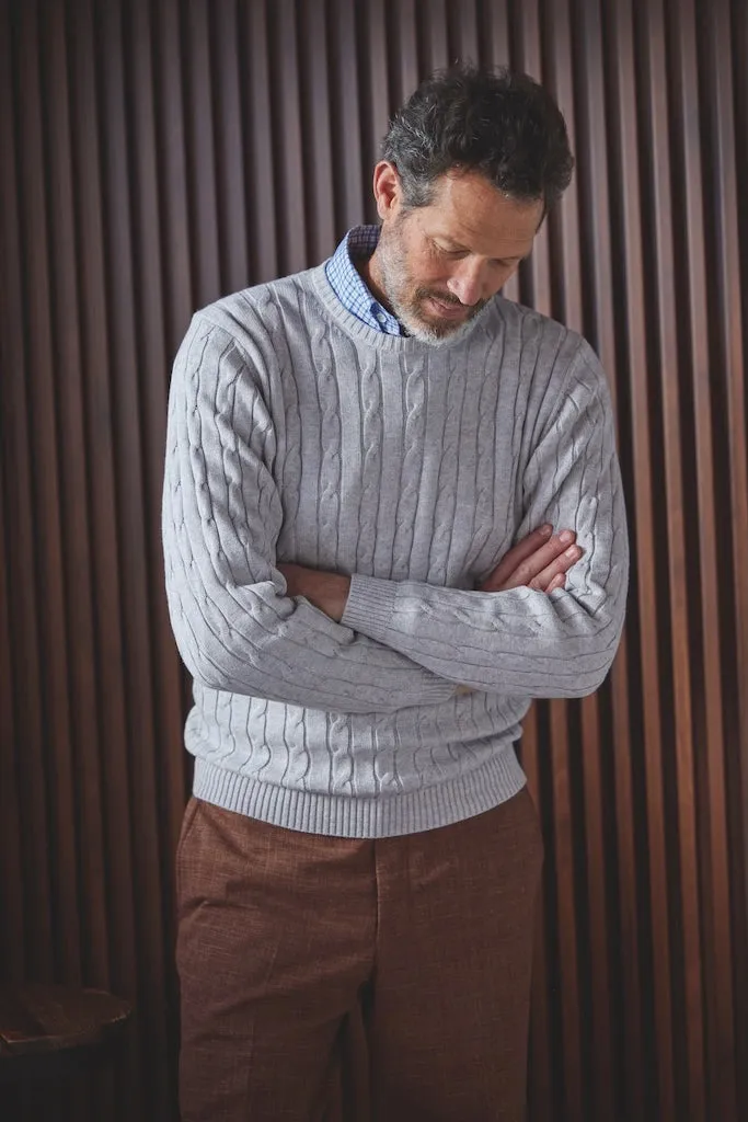 RUST CRASH LINEN TROUSERS