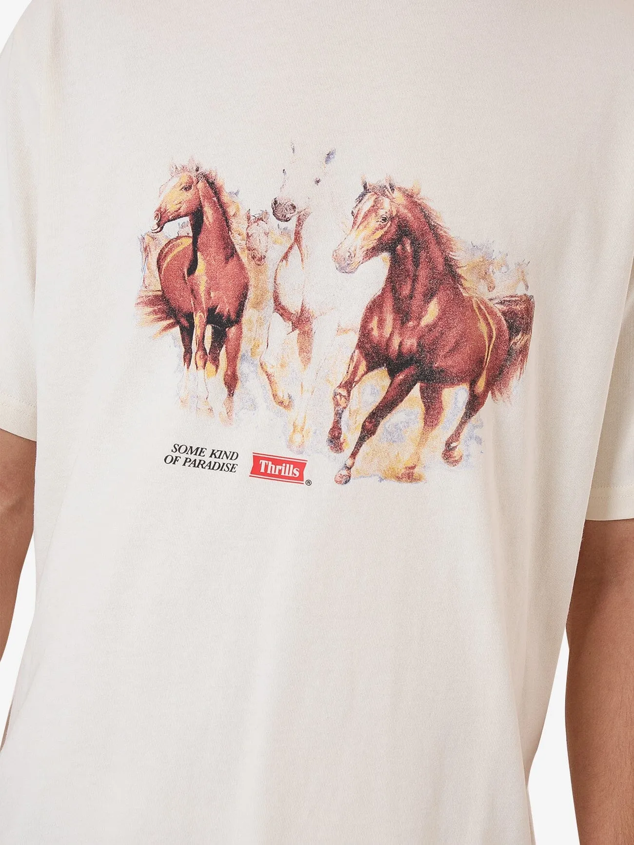 Ruthless Frontier Merch Fit Tee - Heritage White