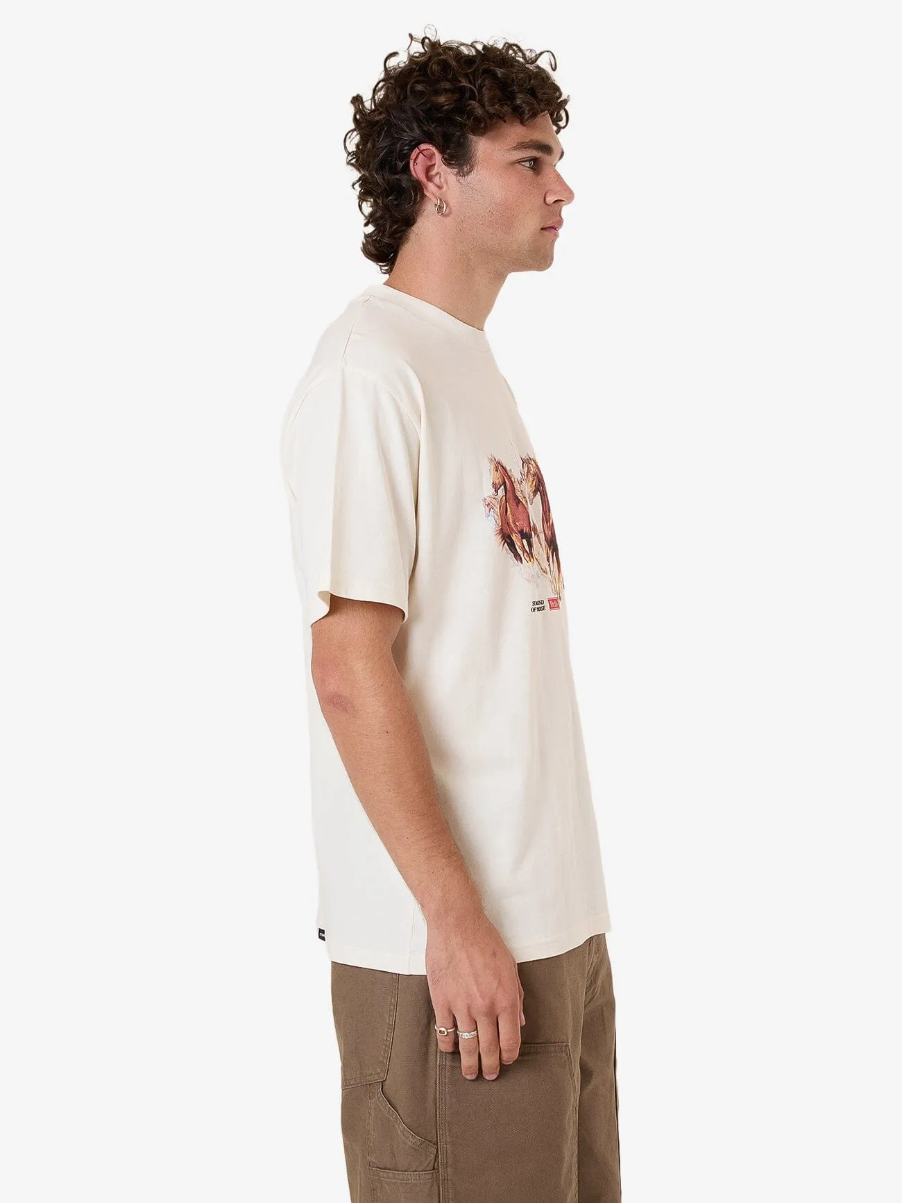Ruthless Frontier Merch Fit Tee - Heritage White