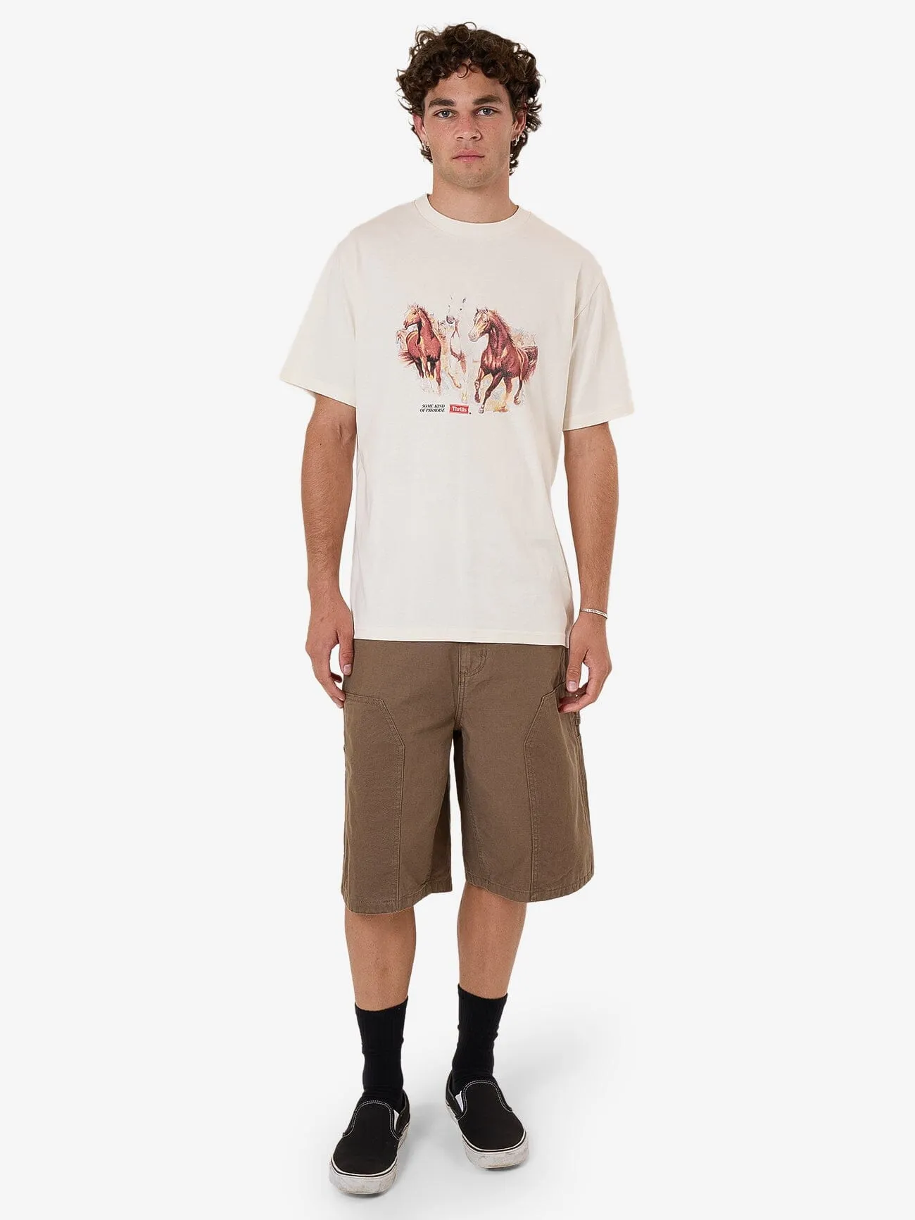 Ruthless Frontier Merch Fit Tee - Heritage White