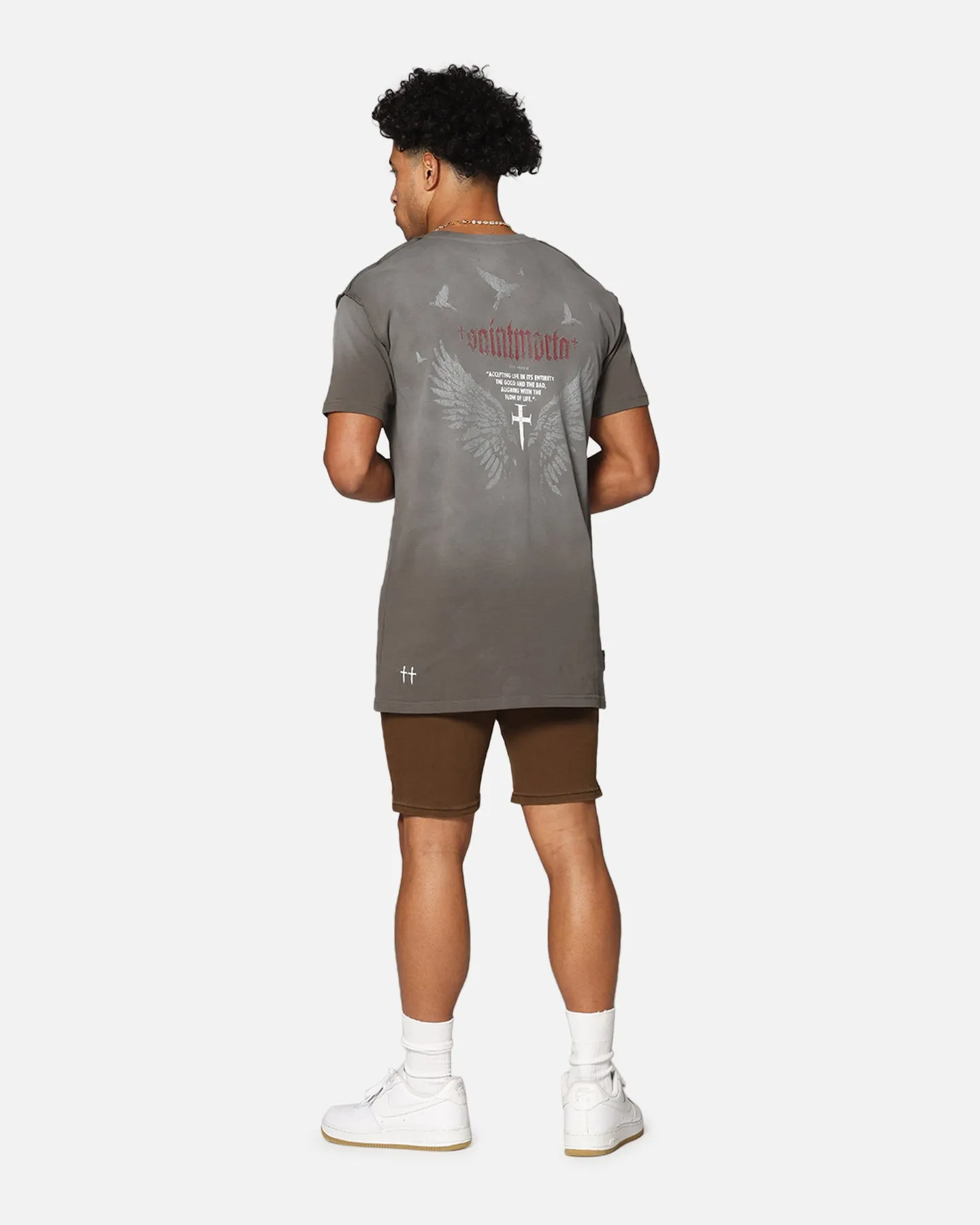 Saint Morta Amorfati Lafayette T-Shirt Sunfade Brown