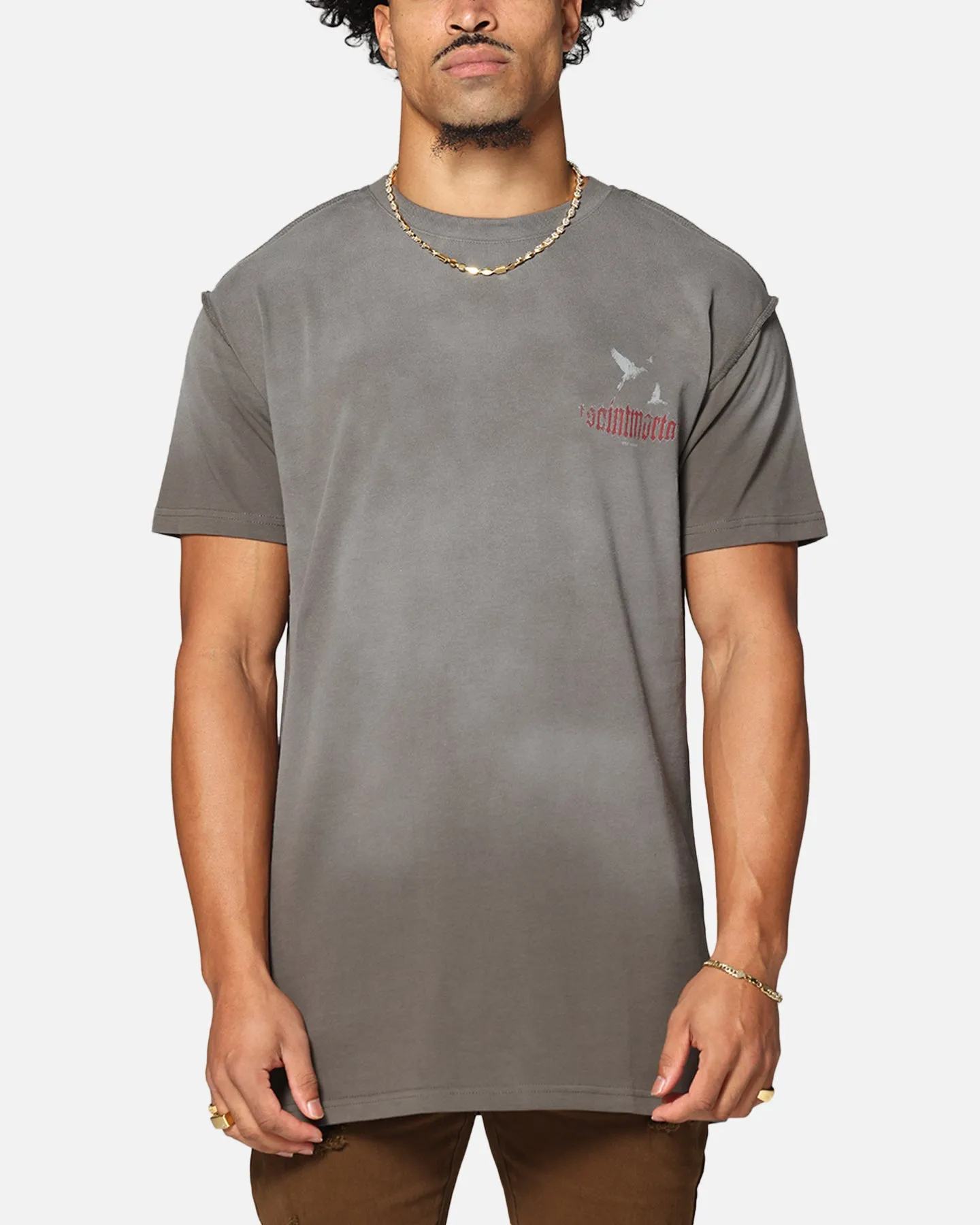 Saint Morta Amorfati Lafayette T-Shirt Sunfade Brown