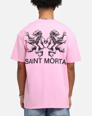 Saint Morta Lover Club Boxy T-Shirt Pink