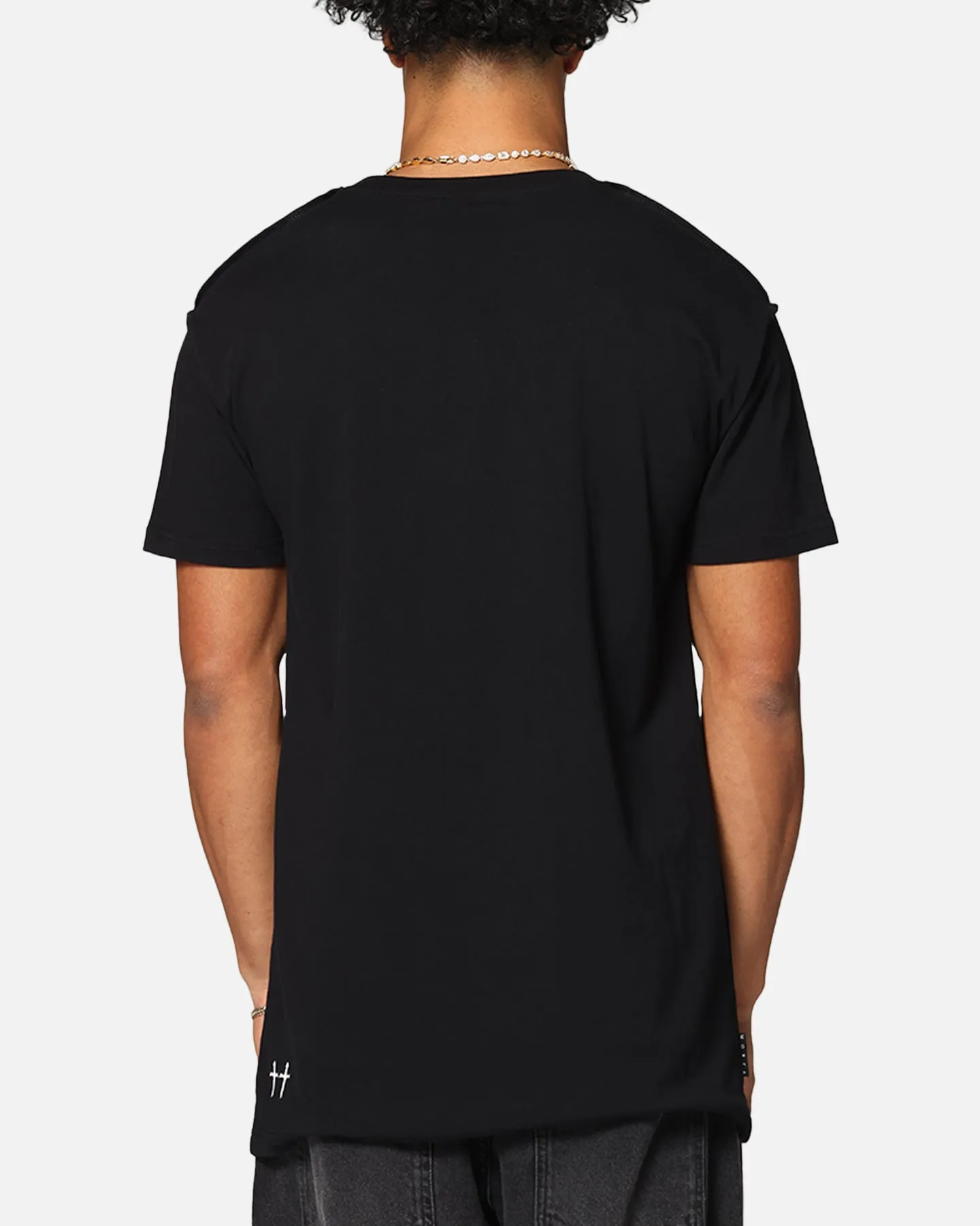 Saint Morta Rhinestone T-Shirt Black