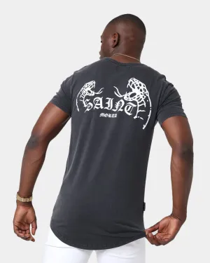 Saint Morta Venomous El Duplo T-Shirt Vintage Black/White