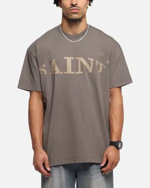 Saint Morta Vision Boxy T-Shirt Brown
