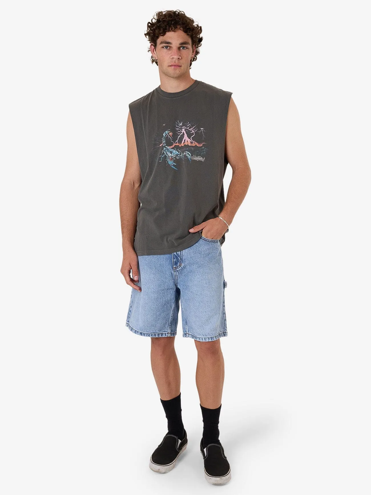 Scorpion Ridge Merch Fit Muscle Tee - Merch Black