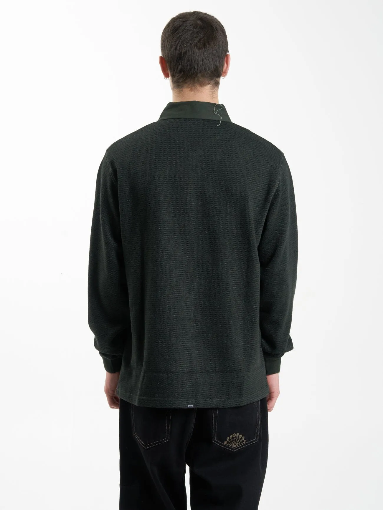 Secret Garden Rugby Polo - Oil Green