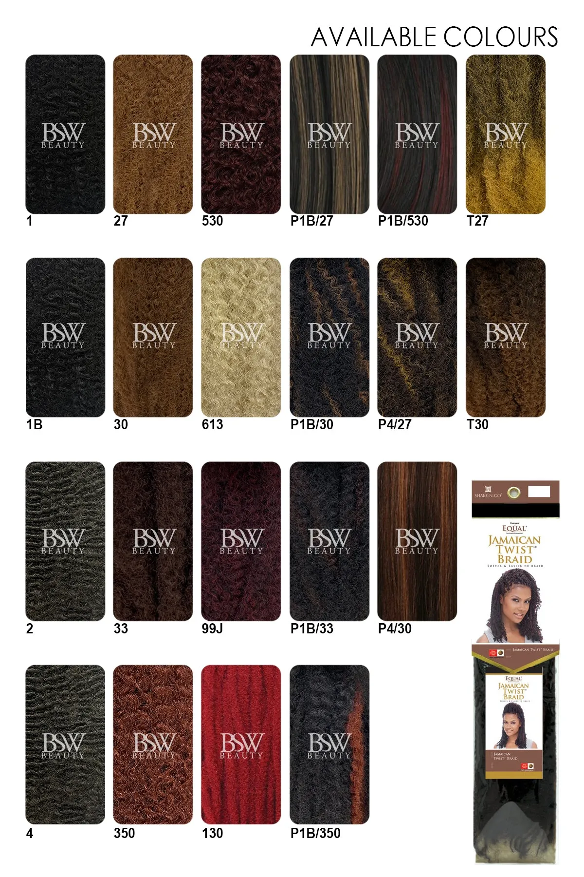 SHAKE N GO EQUAL JAMAICAN TWIST BRAID