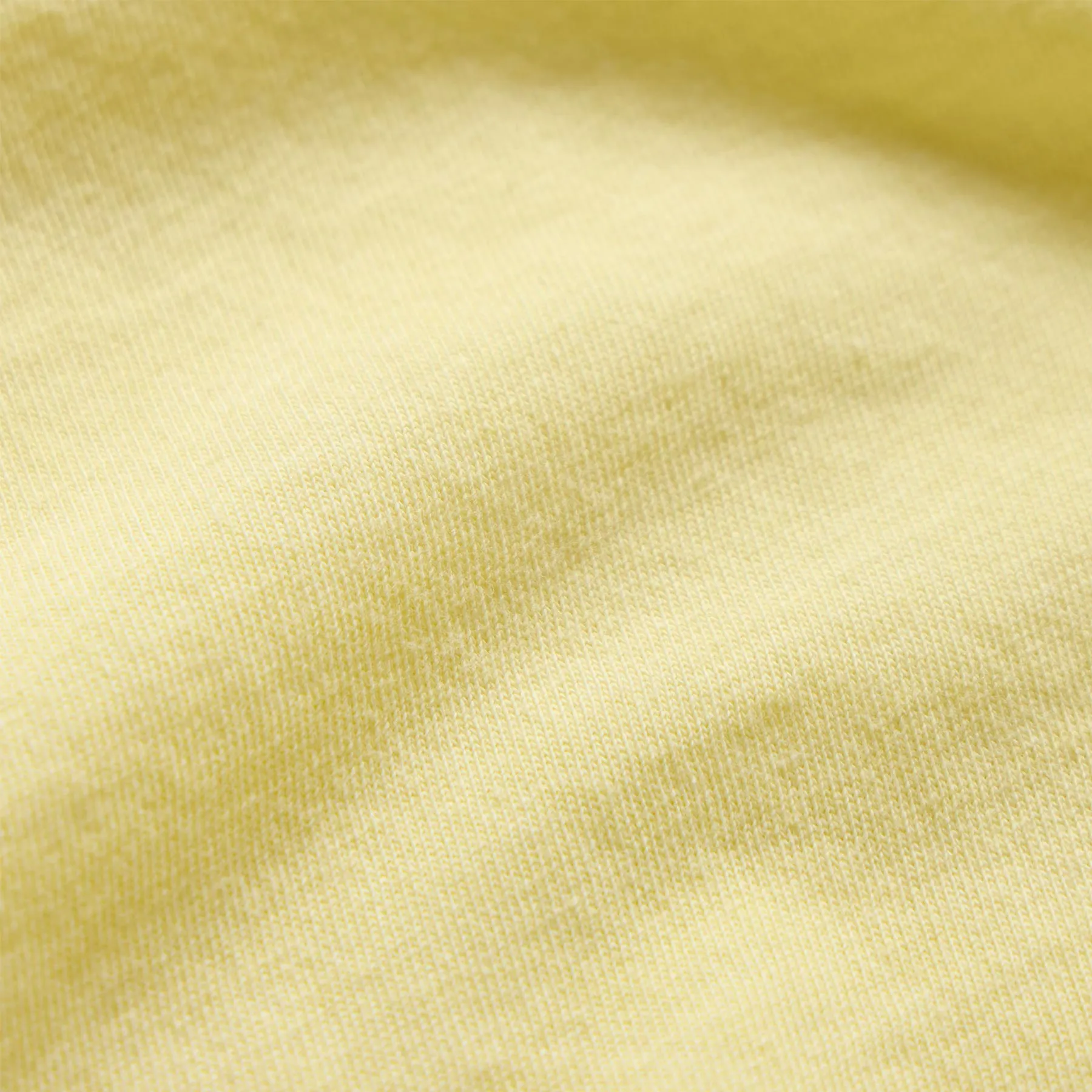 Short Sleeve Crew Neck - Yellow Cake Pigment
