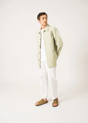 SIROCCO II - Navy French Chore Jacket | Workwear Cotton Canvas | Unisex Fit (SOFT ALMOND)