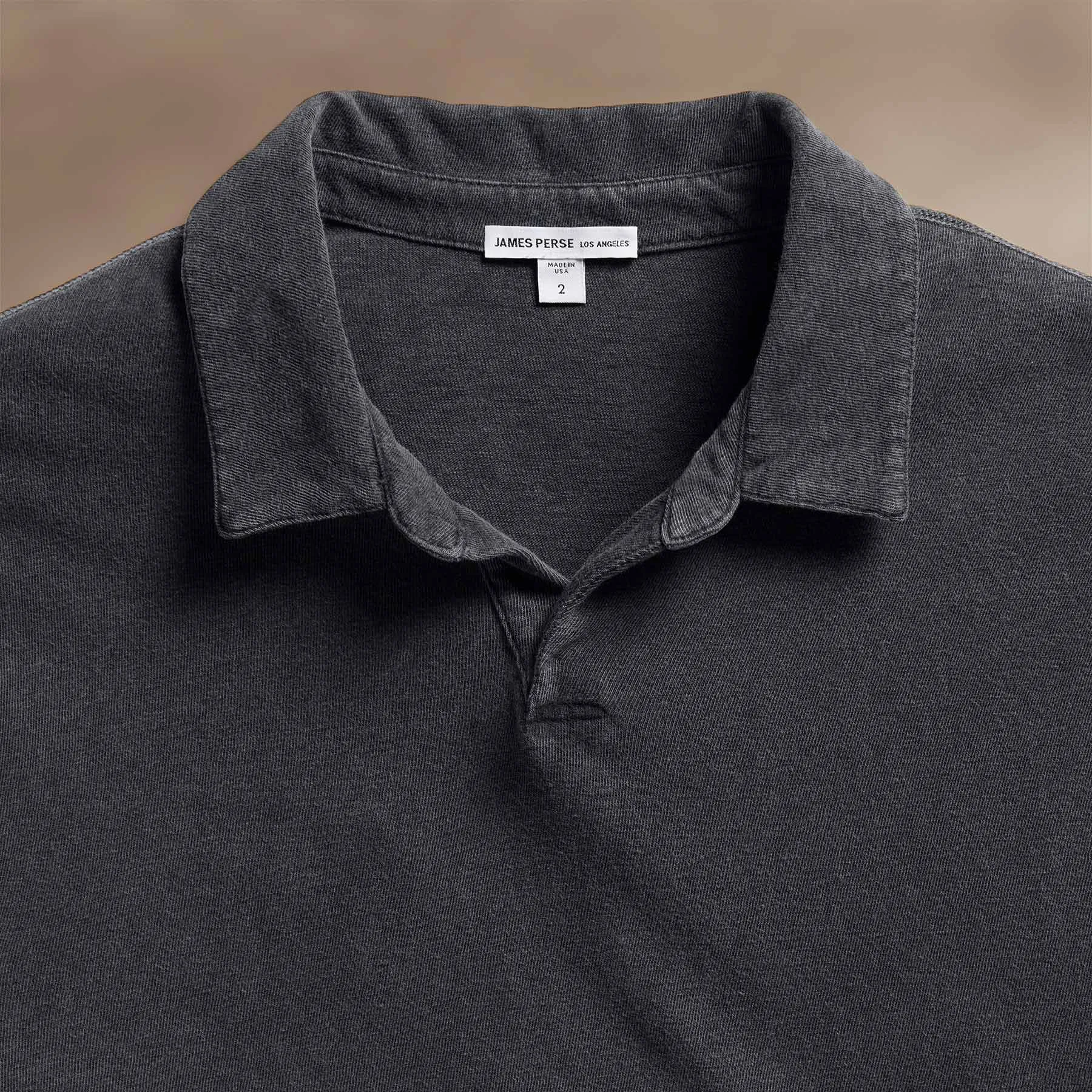 Slub Jersey Polo - Magma Pigment