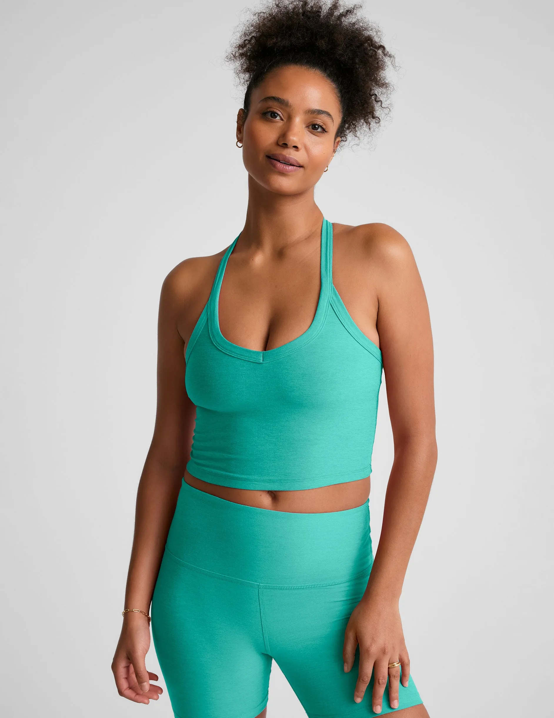 Spacedye On The Up Cropped Tank