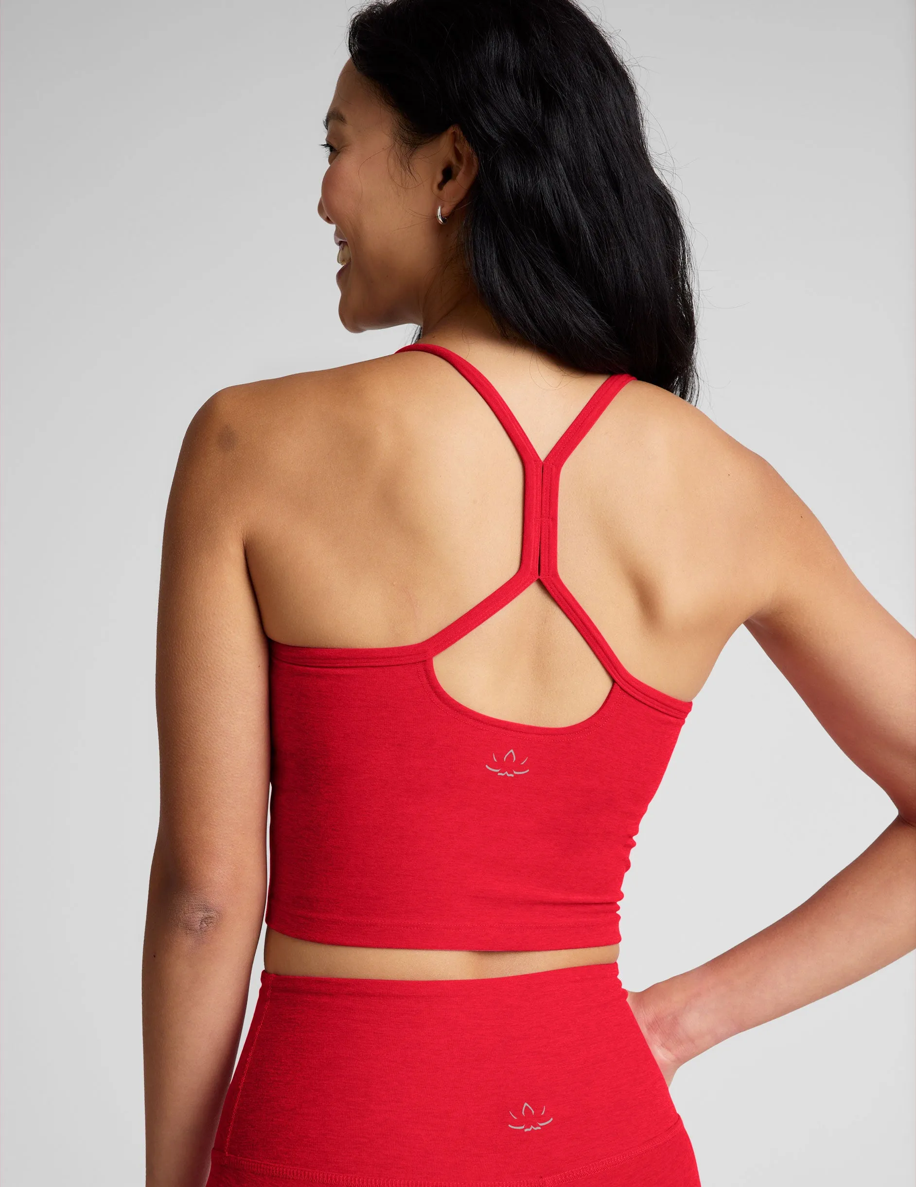 Spacedye Slim Racerback Cropped Tank