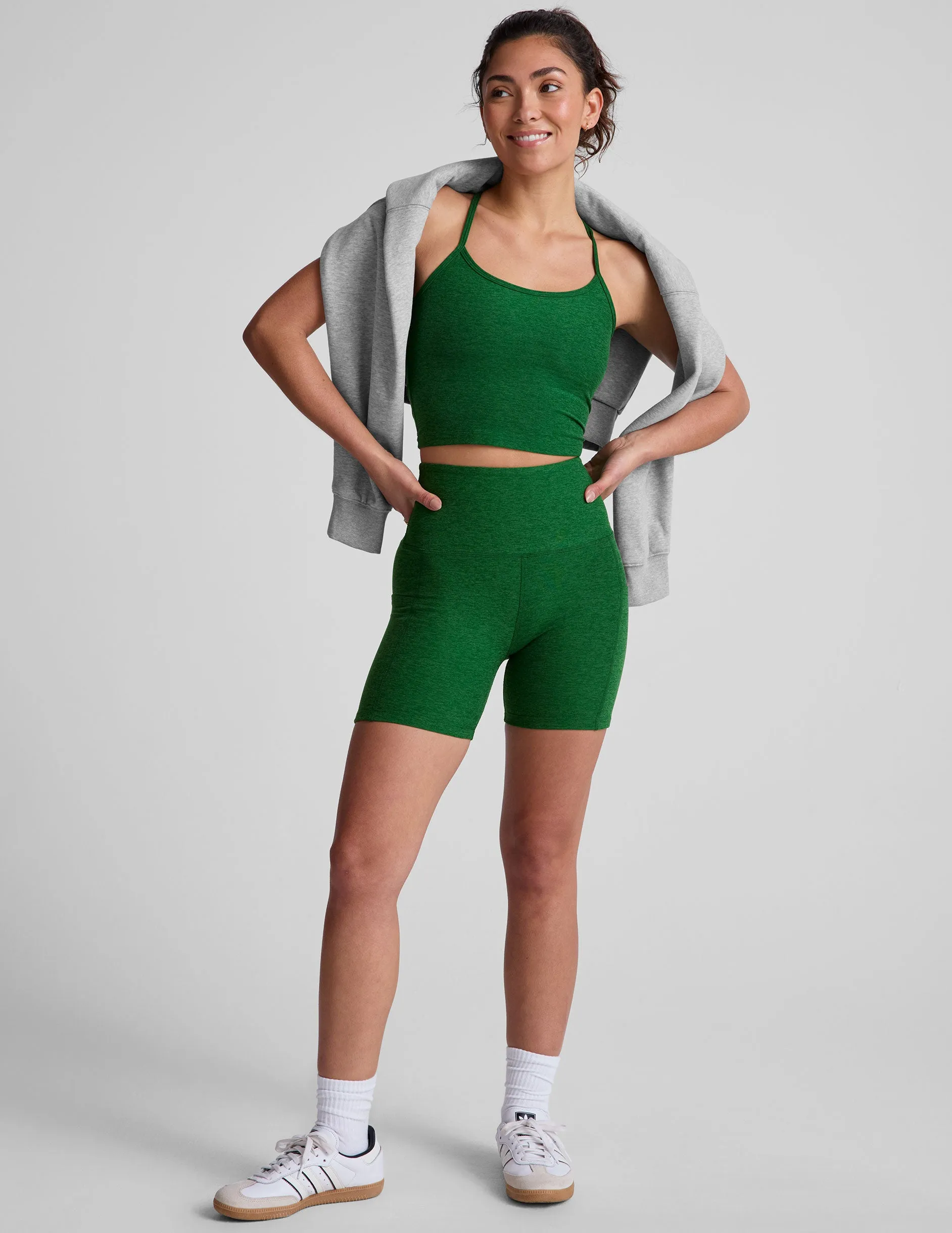 Spacedye Slim Racerback Cropped Tank