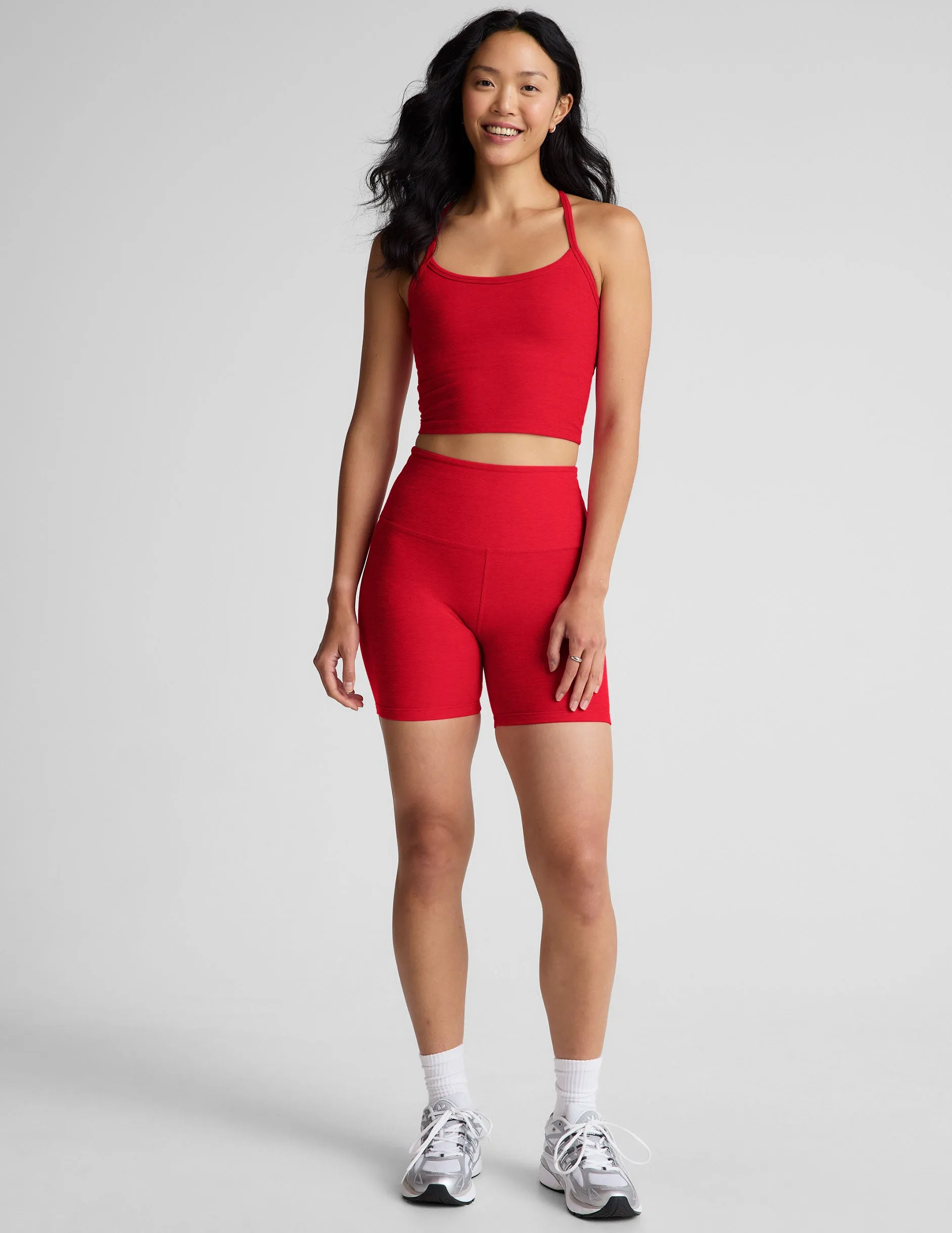 Spacedye Slim Racerback Cropped Tank