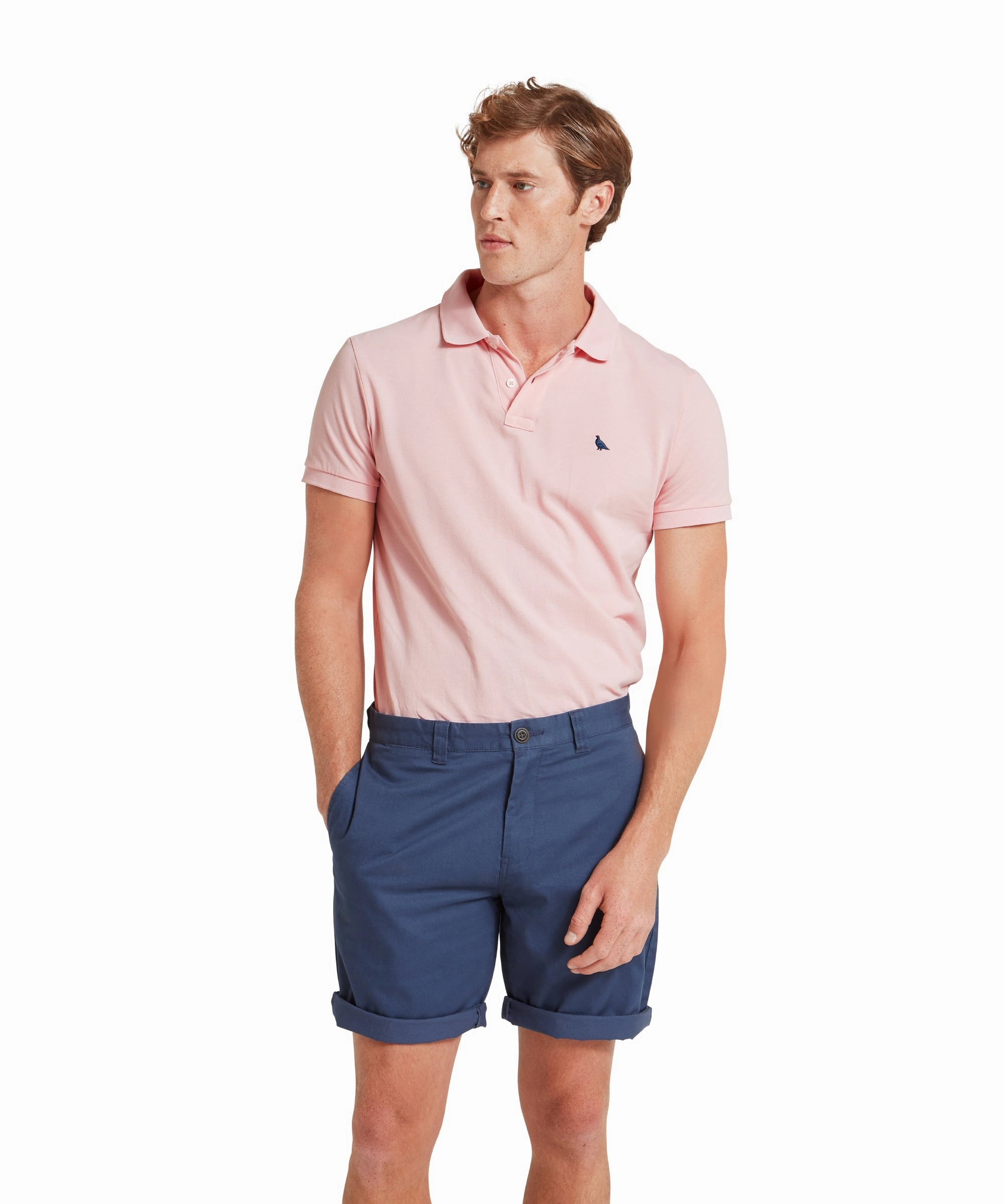 St Ives Polo Shirt - Chalky Coral