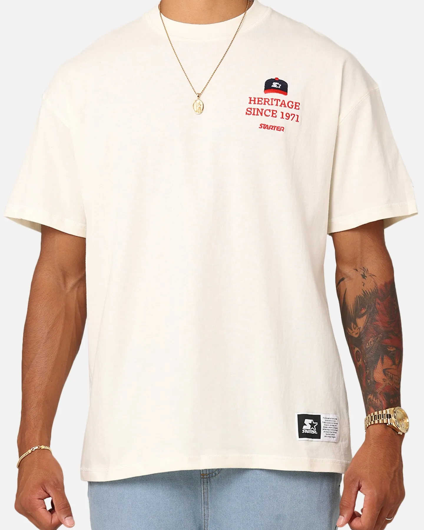 Starter Hat Game T-Shirt Off White