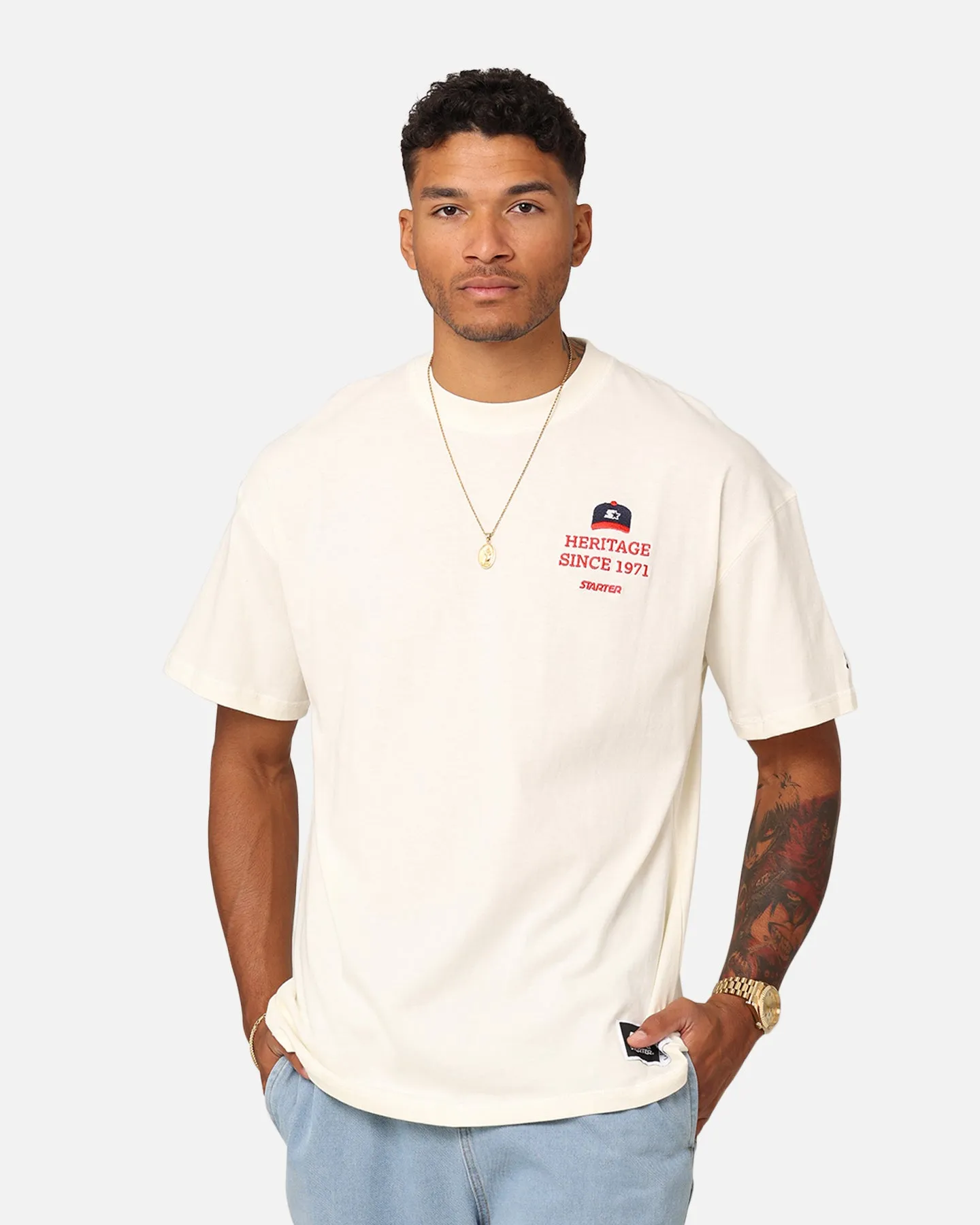 Starter Hat Game T-Shirt Off White