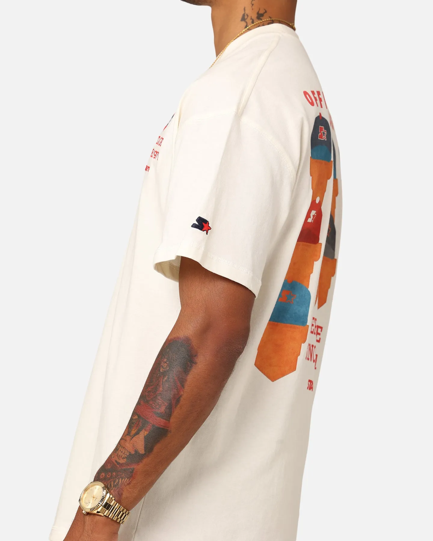Starter Hat Game T-Shirt Off White
