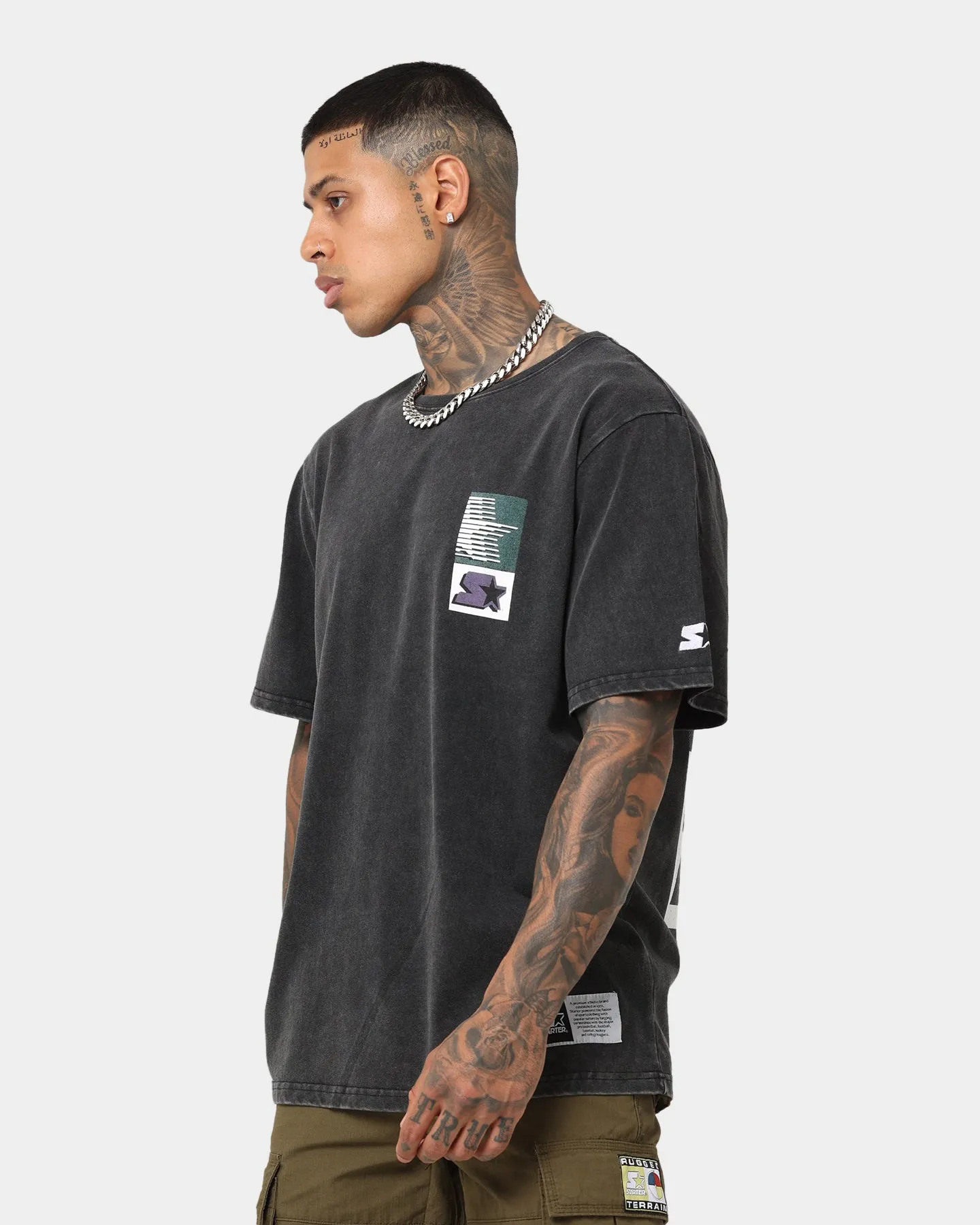 Starter Line Up T-Shirt Washed Black