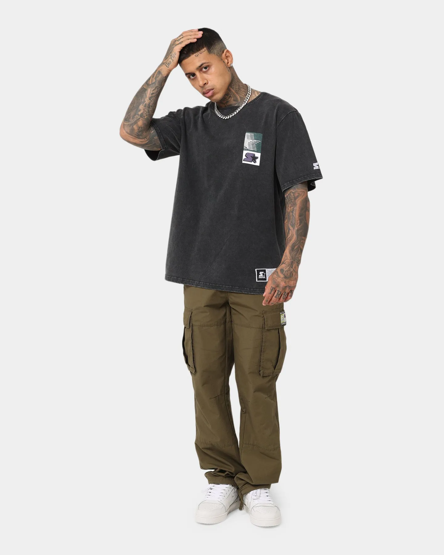 Starter Line Up T-Shirt Washed Black