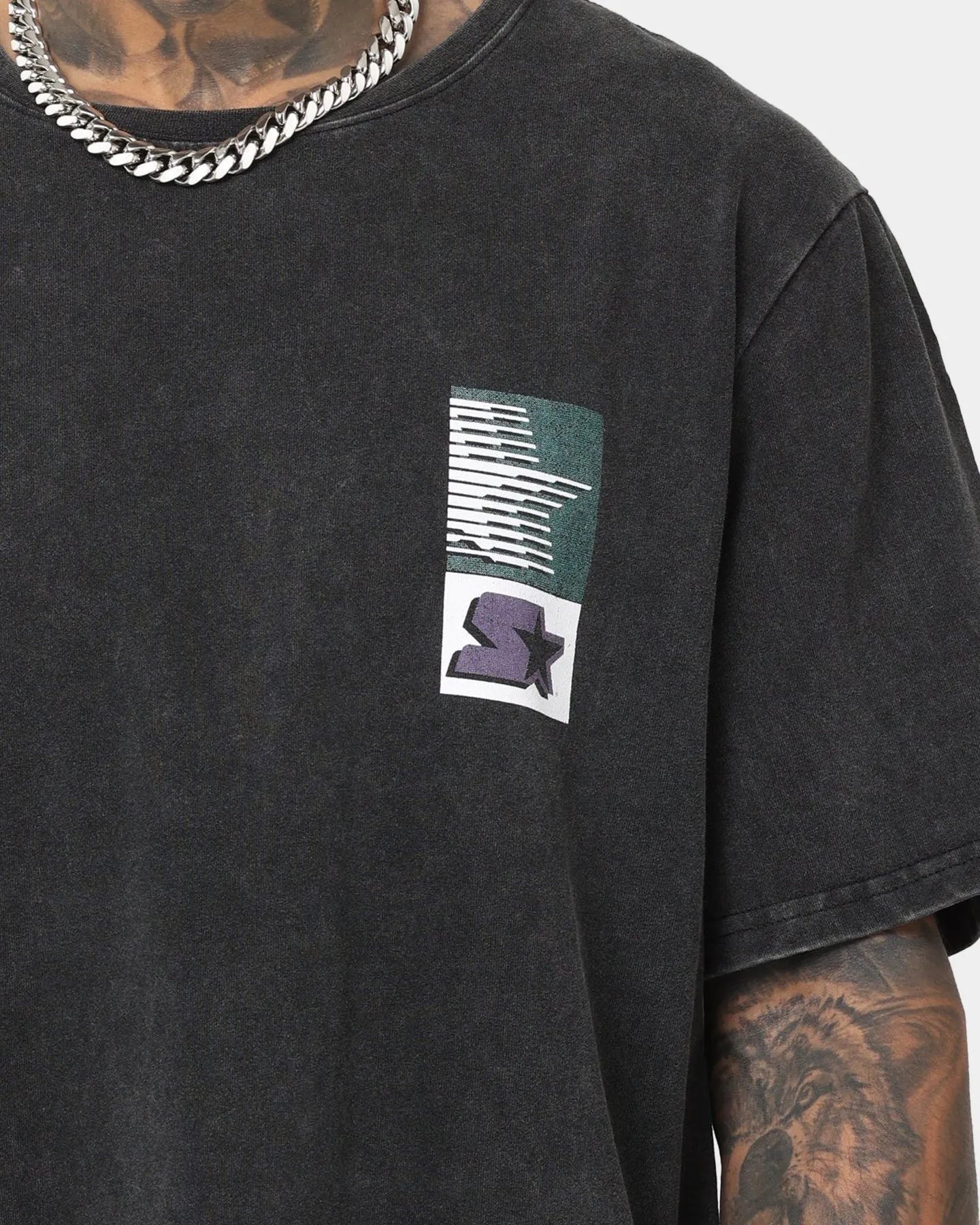 Starter Line Up T-Shirt Washed Black