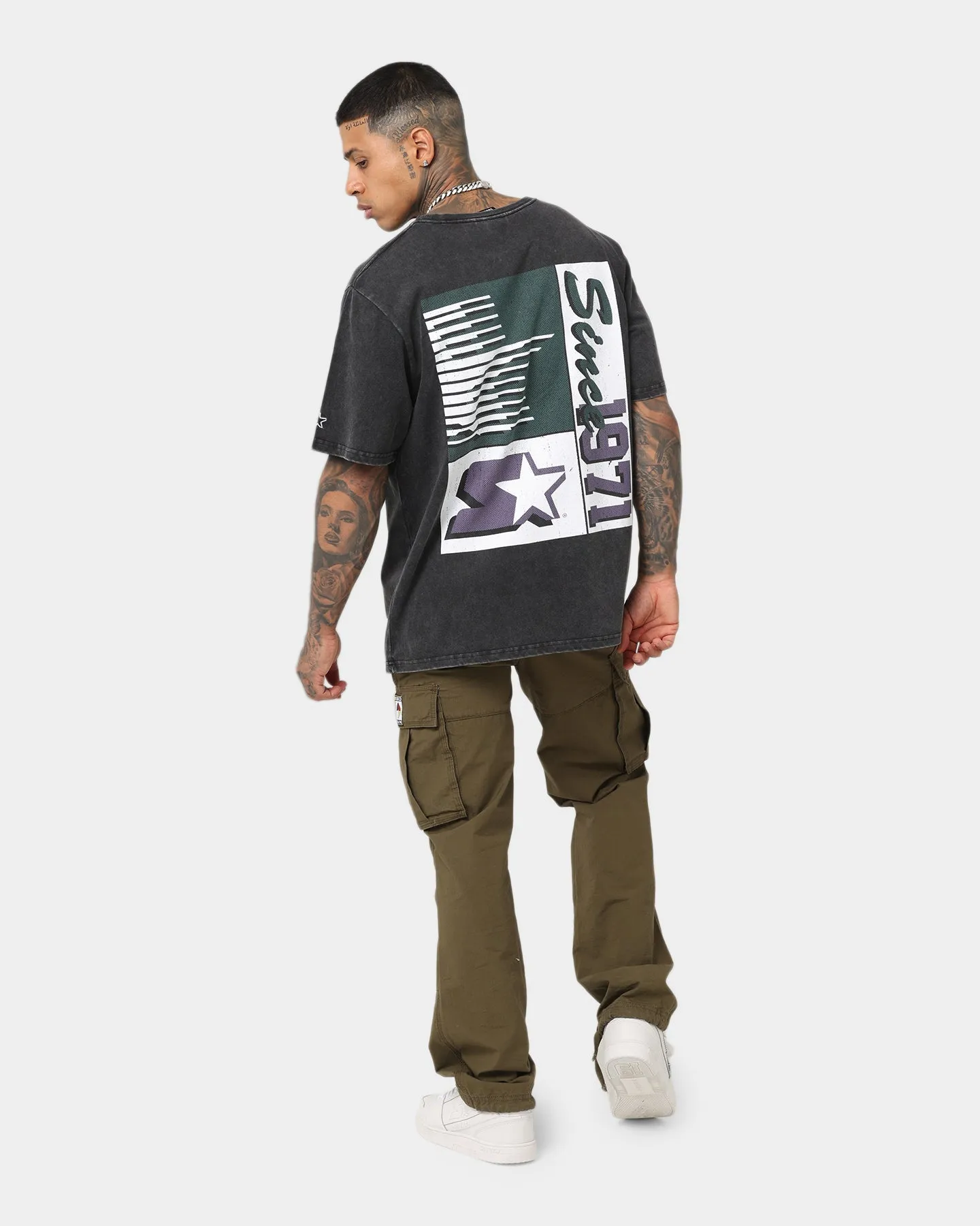 Starter Line Up T-Shirt Washed Black