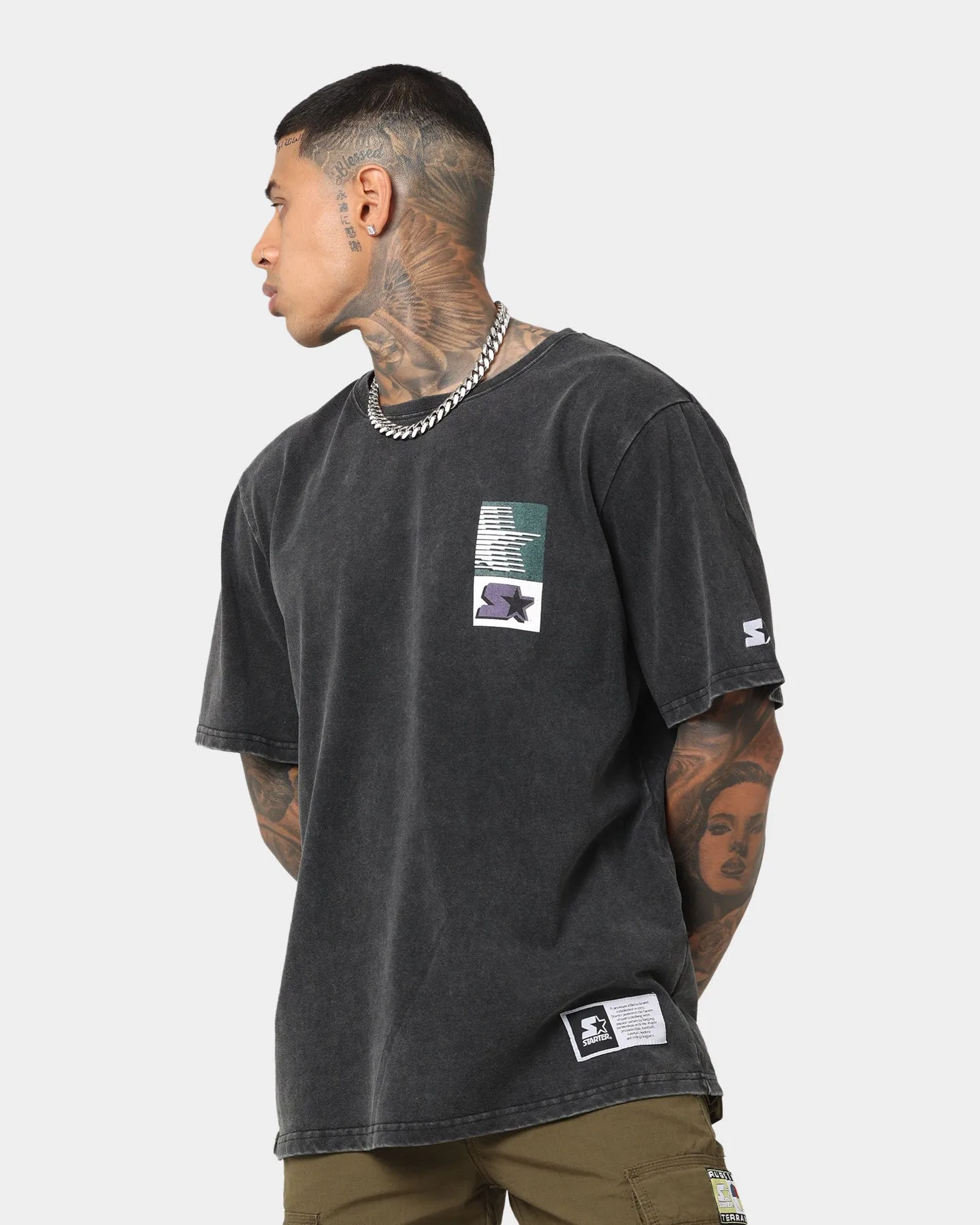 Starter Line Up T-Shirt Washed Black