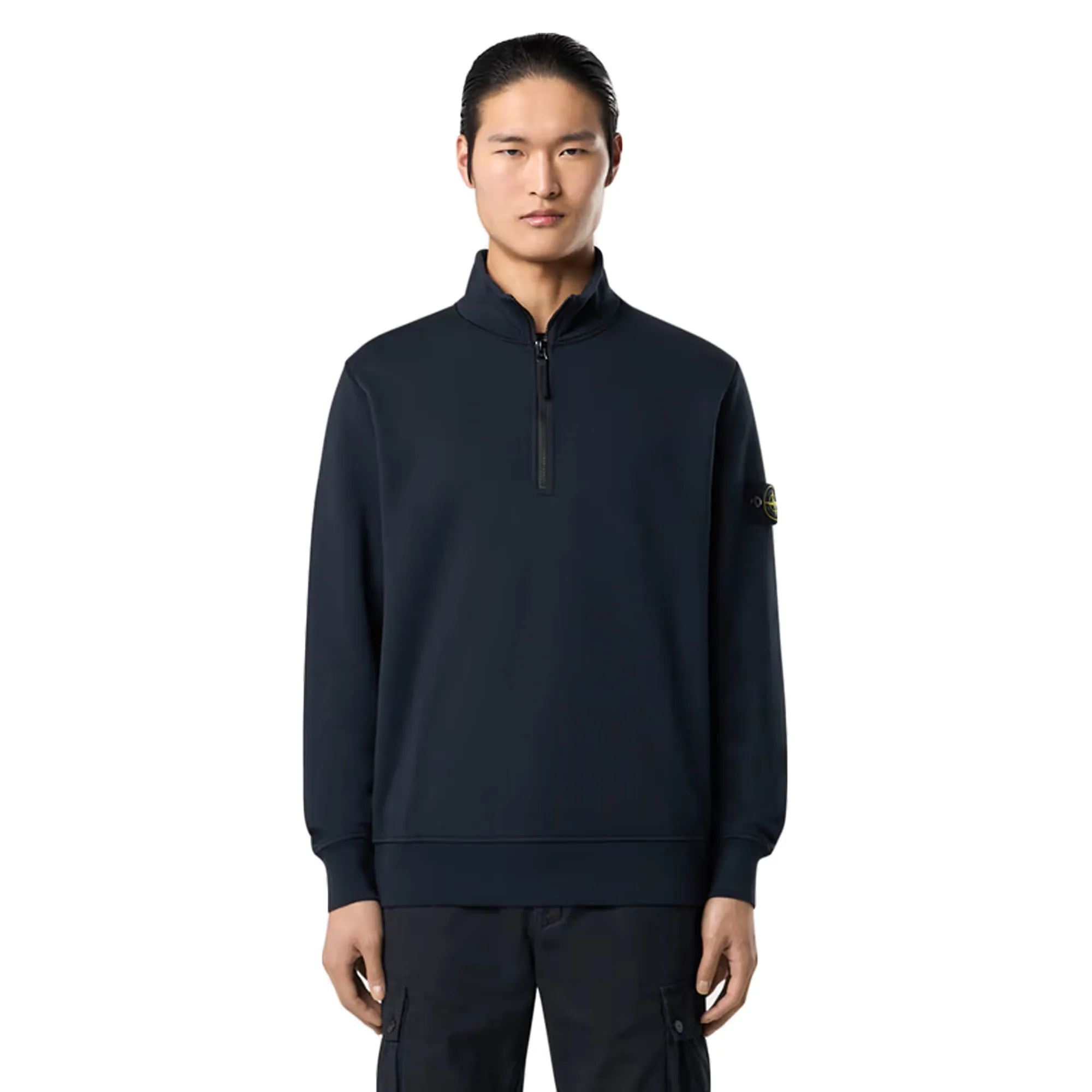 Stone Island Long Sleeve Polo Navy Blue K1S156100619