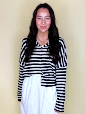 Striped Better Together Cardigan