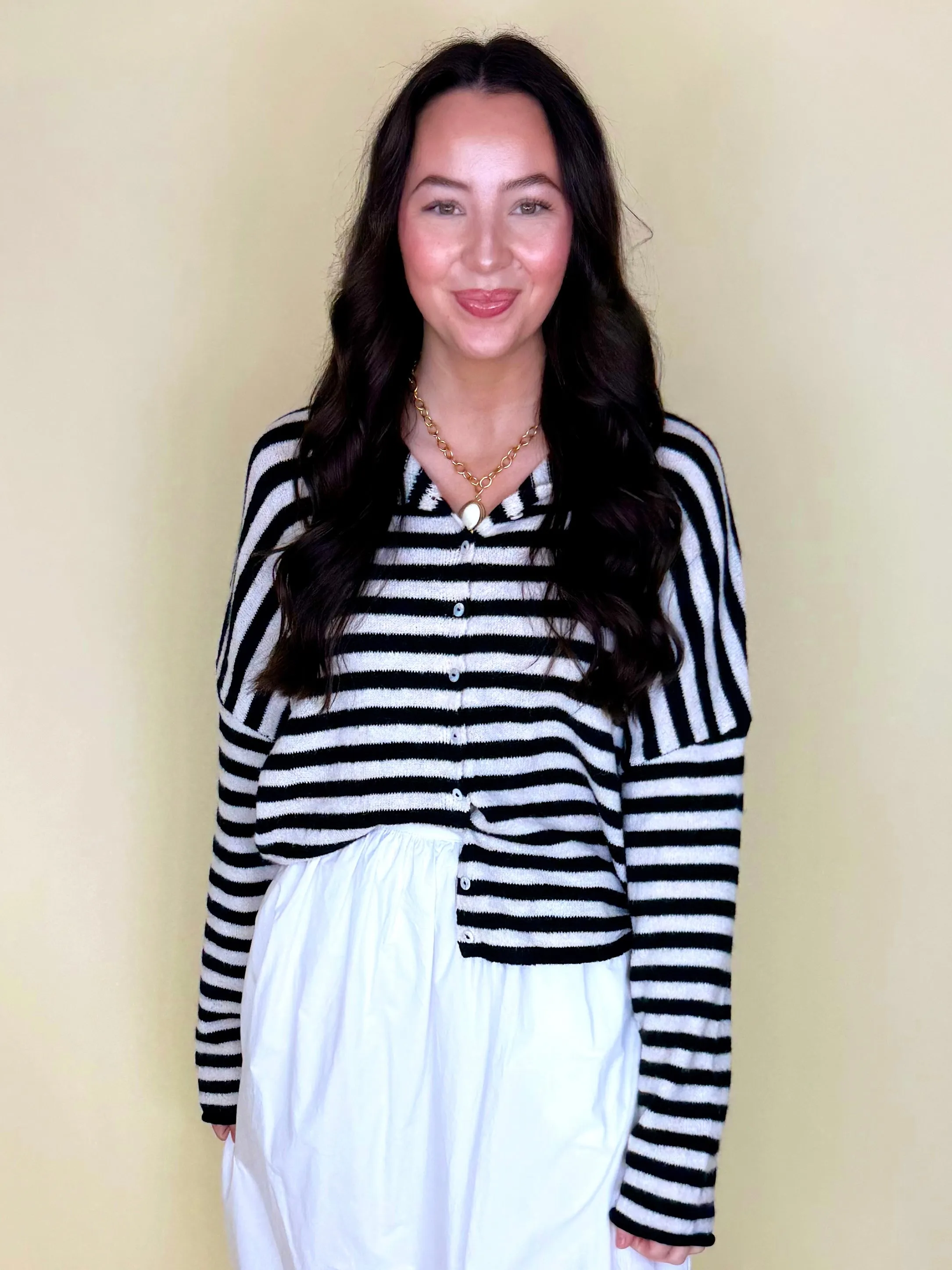 Striped Better Together Cardigan
