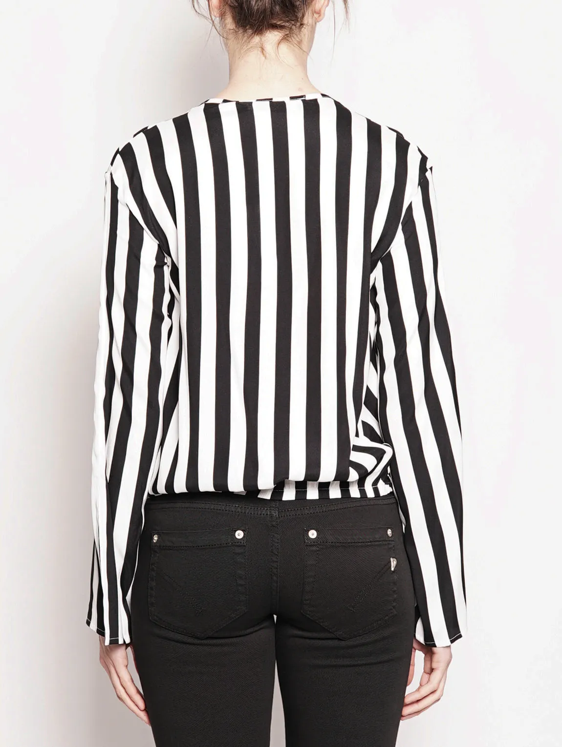 Striped blouse - FTE18BL022 White / Black